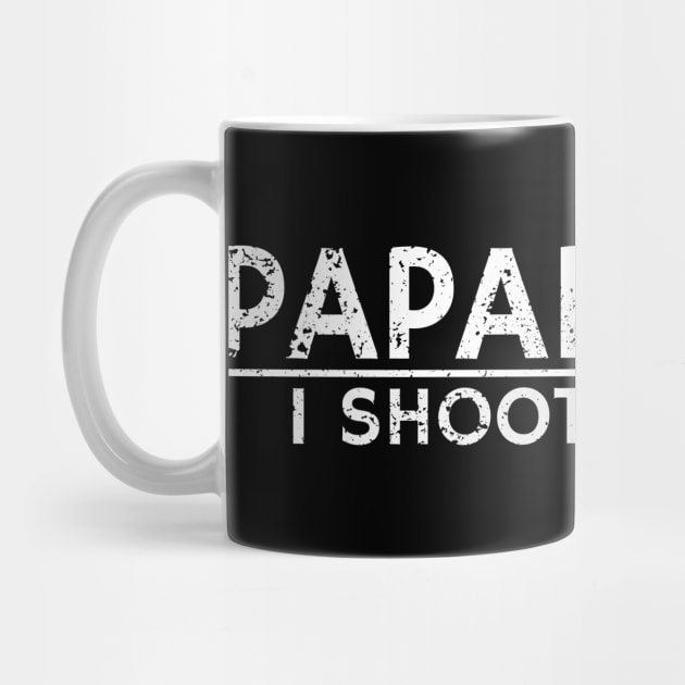 Paparazzo Shoot Them All Funny Photographer Gift by JeZeDe